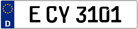 Truck License Plate